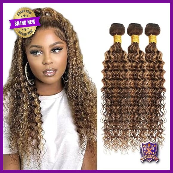 Virgin Remy Human Hair Extensions 16 18 20 Inch Deep Wave Bundles main image 6